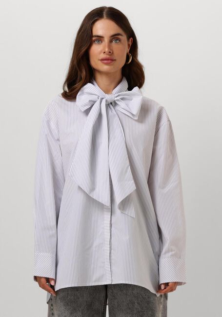 Weiße Y.A.S. Blusen YASLOMA LS STRIPE SHIRT - large