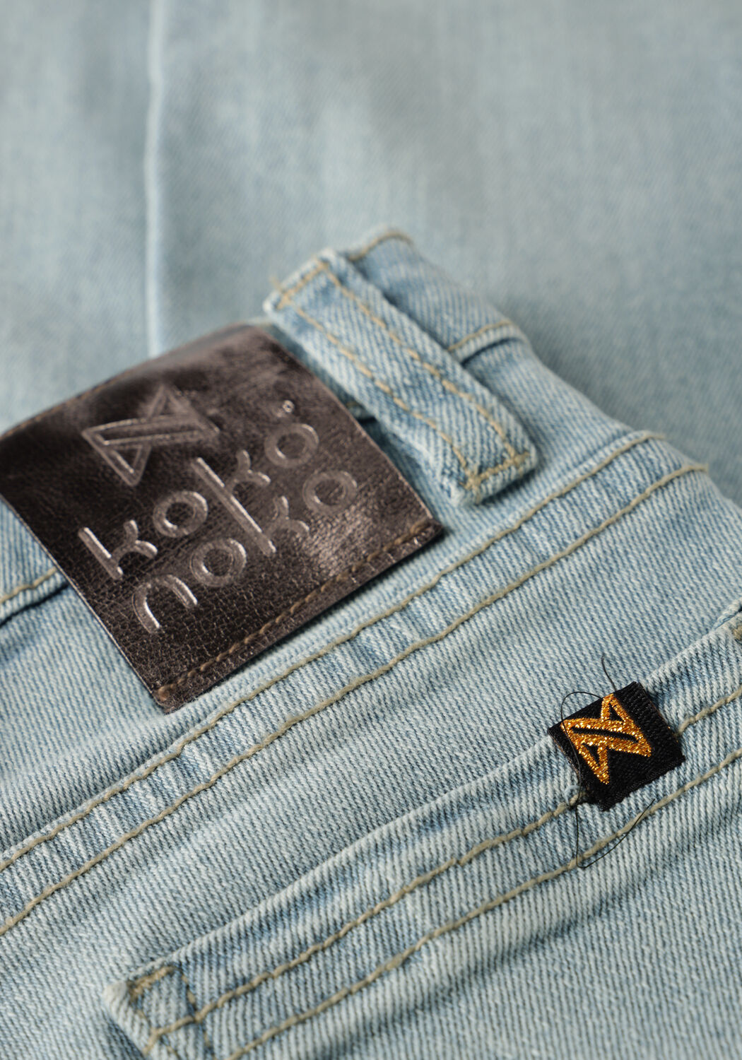 Hellblau KOKO NOKO Wide jeans WN1919 - large