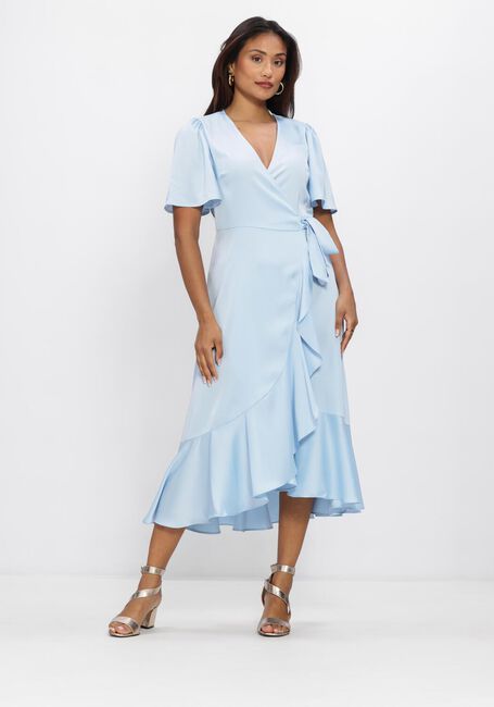 Hellblau Y.A.S. Midikleid YASTHEA 2/4 MIDI WRAP DRESS S. - large
