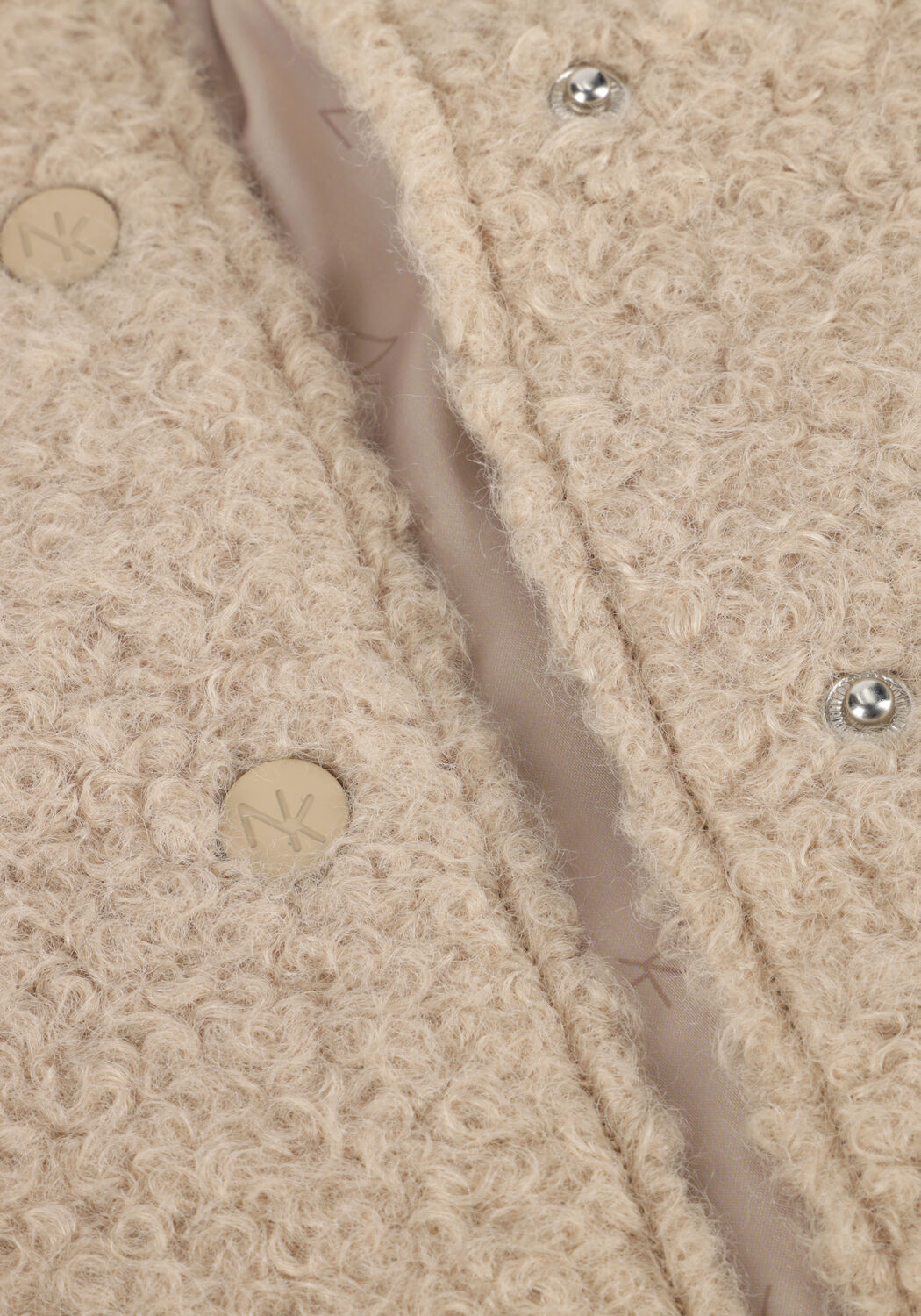 Beige NUKUS Jack BALTIMORE JACKET SATIN - large