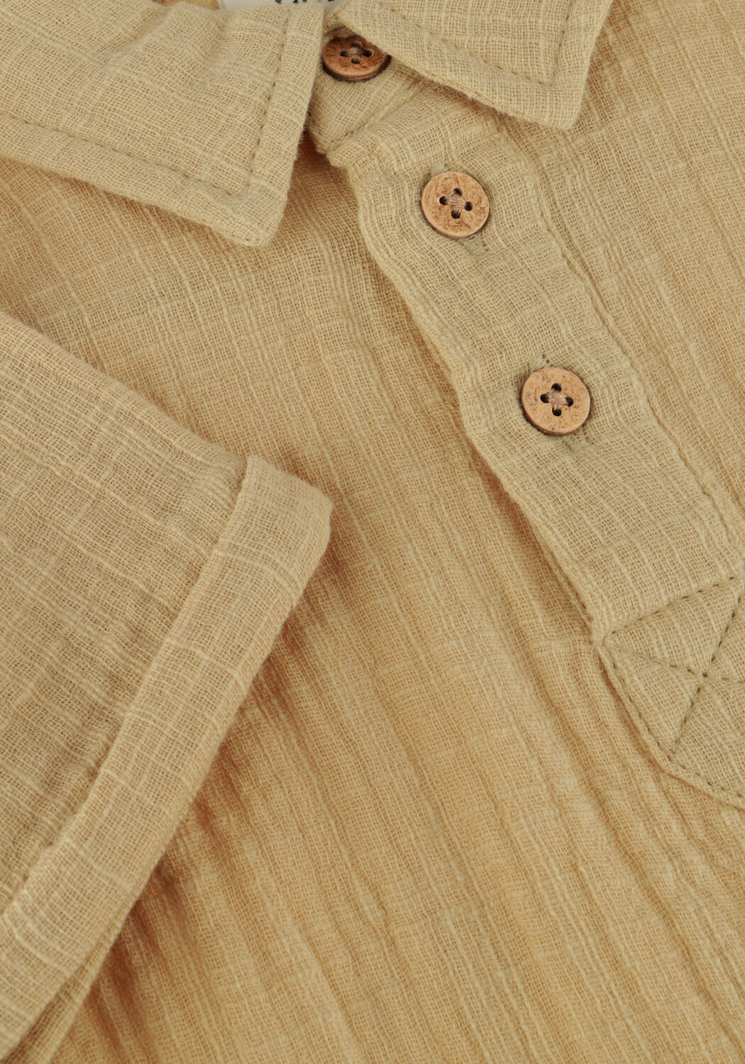 Camelfarbene LIL' ATELIER Tops & T-shirts NBMDAWSON SS LOOSE SHIRT LIL - large