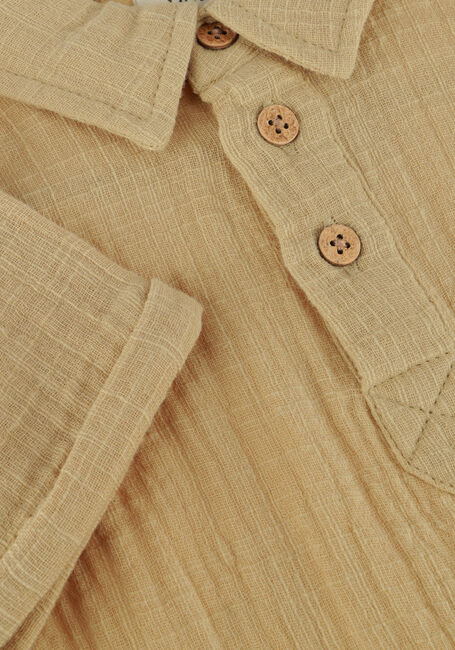 Camelfarbene LIL' ATELIER Tops & T-shirts NBMDAWSON SS LOOSE SHIRT LIL - large