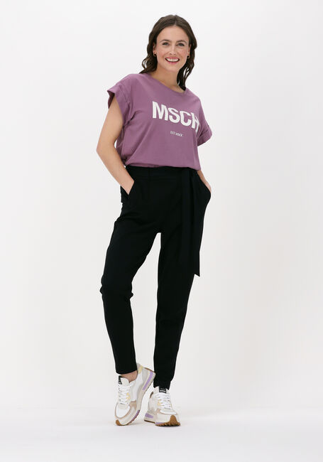 Bordeaux MSCH COPENHAGEN T-shirt ALVA ORGANIC MSCH STD TEE - large