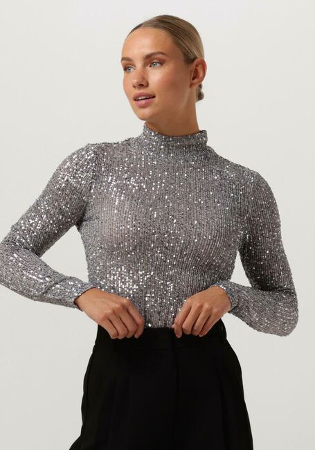 Silberne BRUUNS BAZAAR Top GLITTER EZRA BLOUSE - large