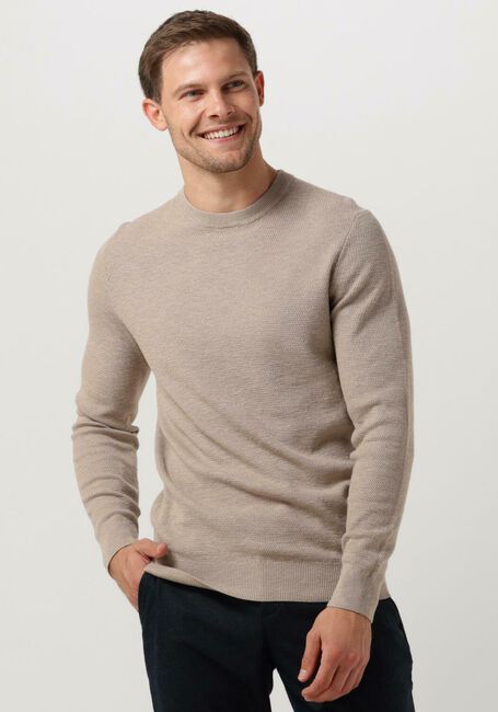 Beige PROFUOMO Pullover PULLOVER CREW NECK - large