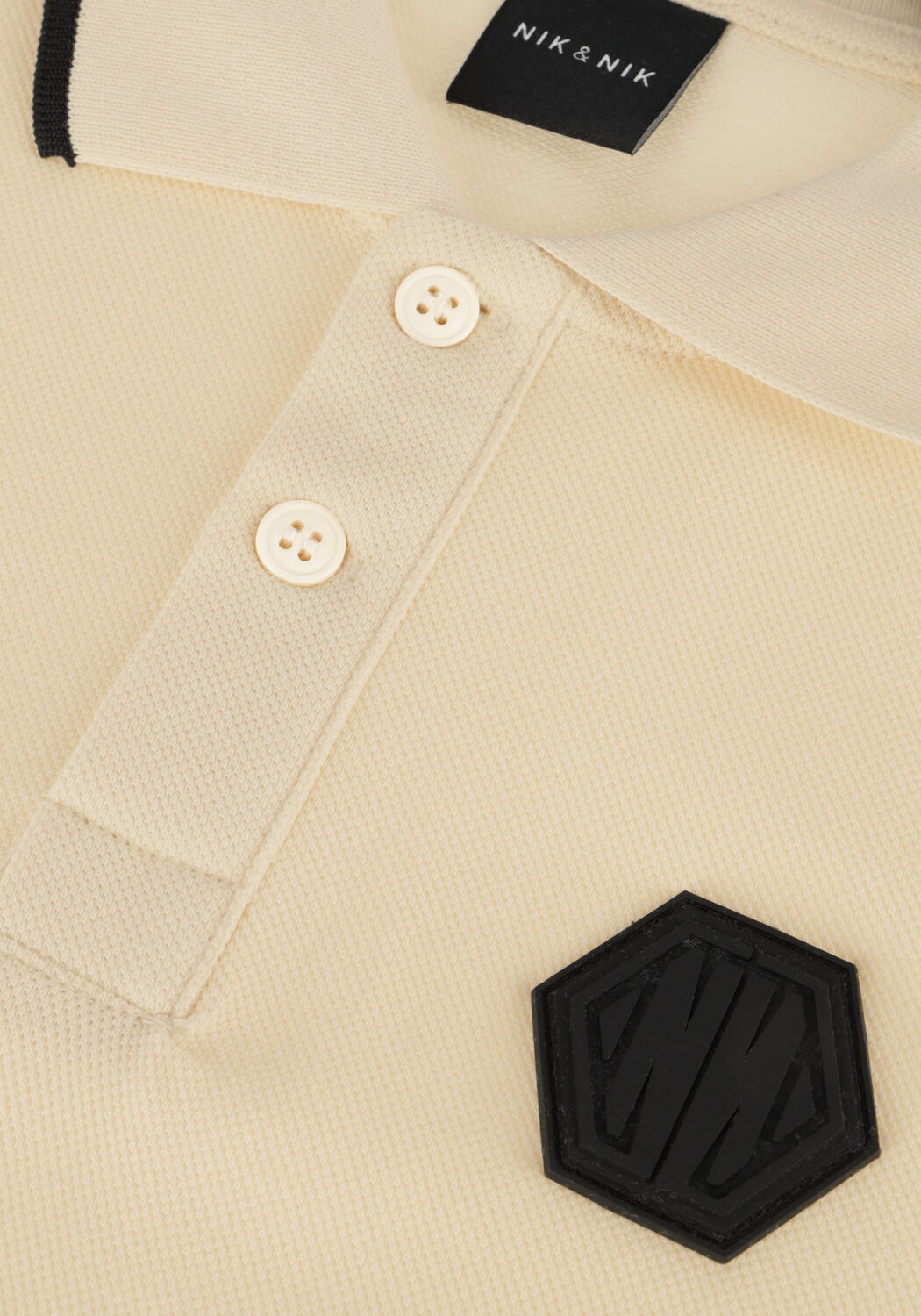 Ecru NIK & NIK Polo-Shirt KEYON POLO - large