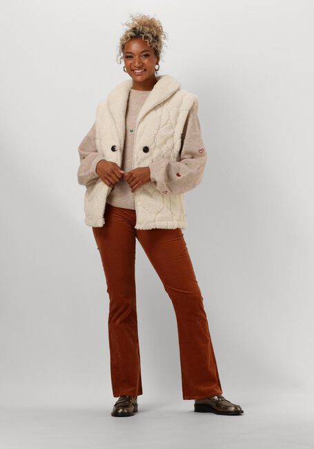 Cognacfarbene FABIENNE CHAPOT Schlaghose EVA FLARE TROUSERS - large