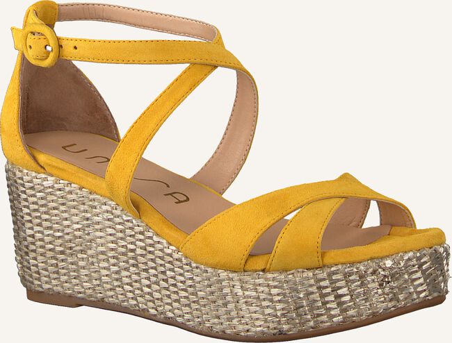 Gelbe UNISA Flache Sandalen KACY Gelbe UNISA Flache Sandalen KACY - large