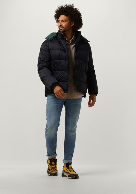 Dunkelblau PS PAUL SMITH Wattierte Jack MENS FIBRE DOWN HOODED PUFFER - large