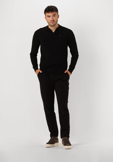 Schwarze PUREWHITE Pullover KNITTED LONGSLEEVE WITH SPECIAL COLLAR - large