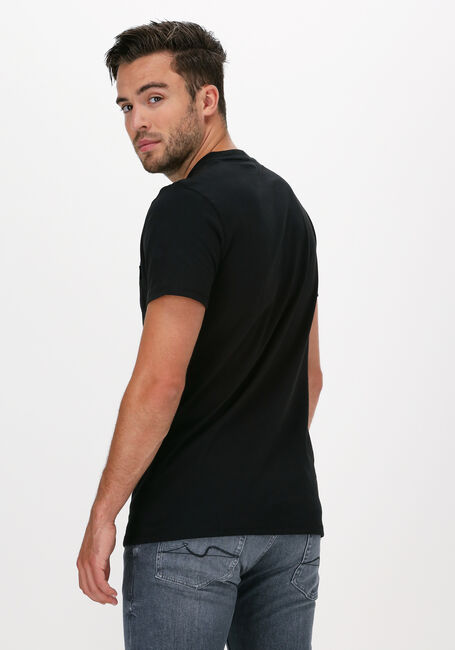 Schwarze KULTIVATE T-shirt TS DAMON - large