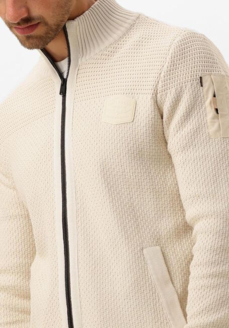 Beige PME LEGEND Strickjacke ZIP JACKET COTTON STRUCTURE - large