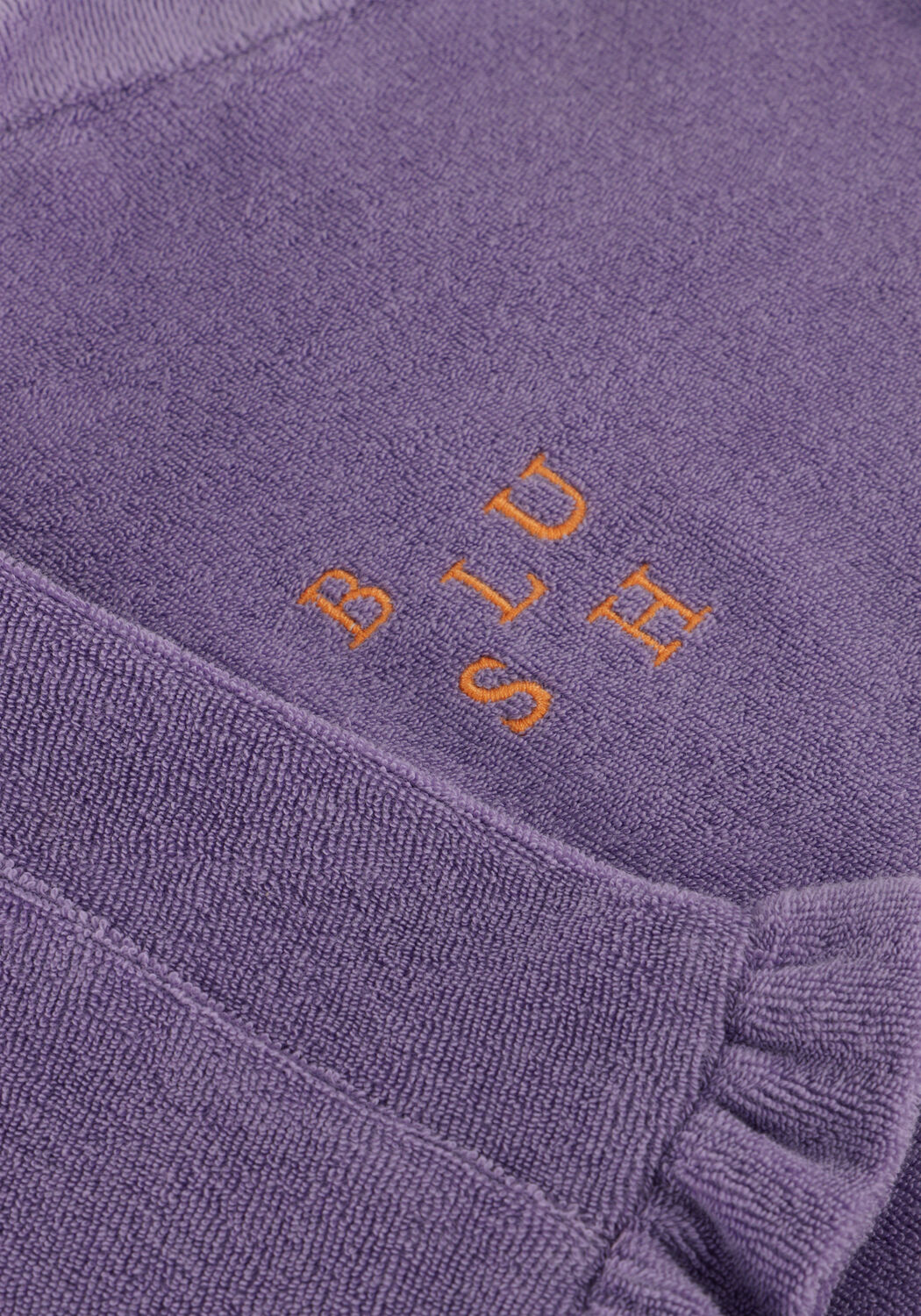 Lilane PETIT BLUSH T-shirt TOWEL RUFFLE TOP - large