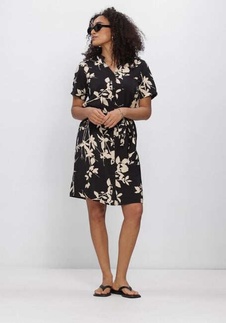 Schwarze OBJECT Minikleid OBJJACIRA S/S SHIRT DRESS - large