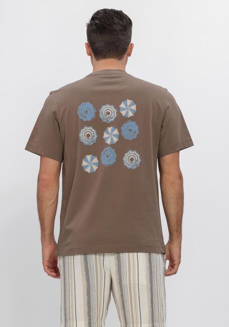 Braune SELECTED MEN Polos & T-Shirts SLHMAX GRAPHIC SS O-NECK TEE - large