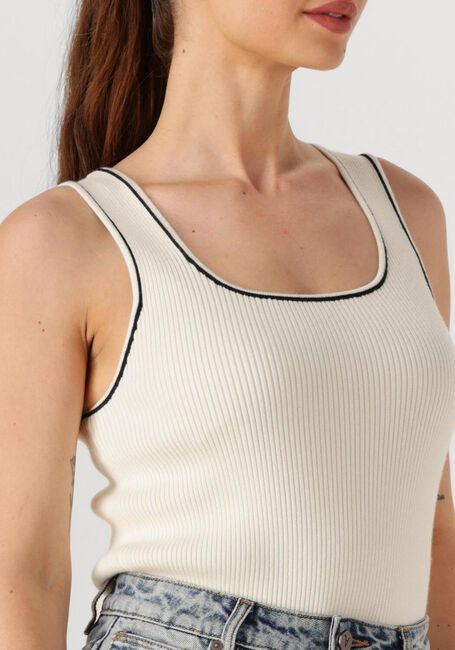Weiße SELECTED FEMME Top SLFKAMMA JENNY SL KNIT TOP - large