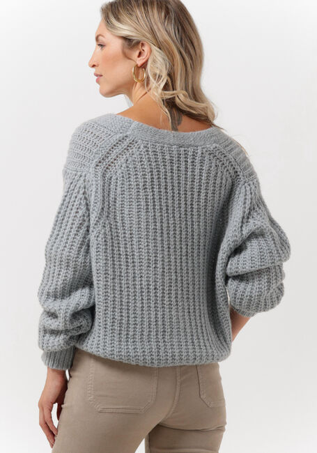 Blaue BY-BAR Strickjacke KATY CARDIGAN - large