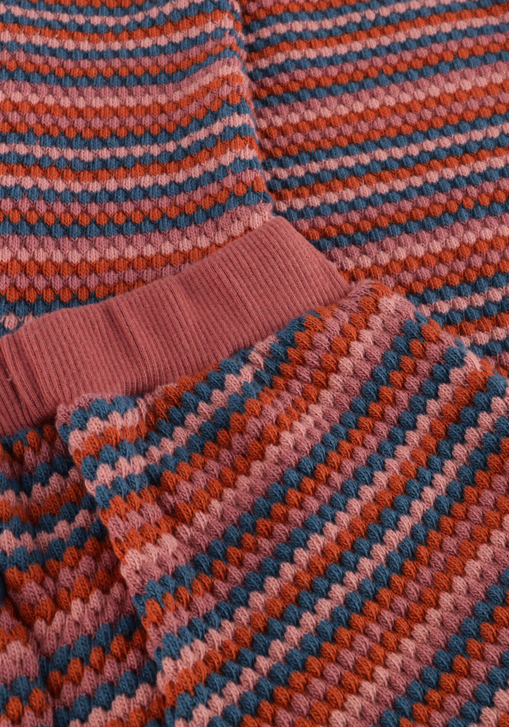 Mehrfarbige/Bunte YOUR WISHES Weite Hose FADE BUBBLE KNIT WIDE LEG PANTS - large