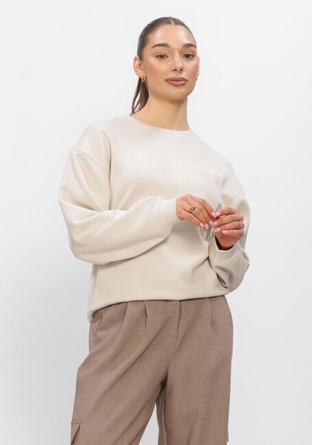 Beige MSCH COPENHAGEN Sweatshirt MSCHILLIANA IMA Q SWEATSHIRT - large