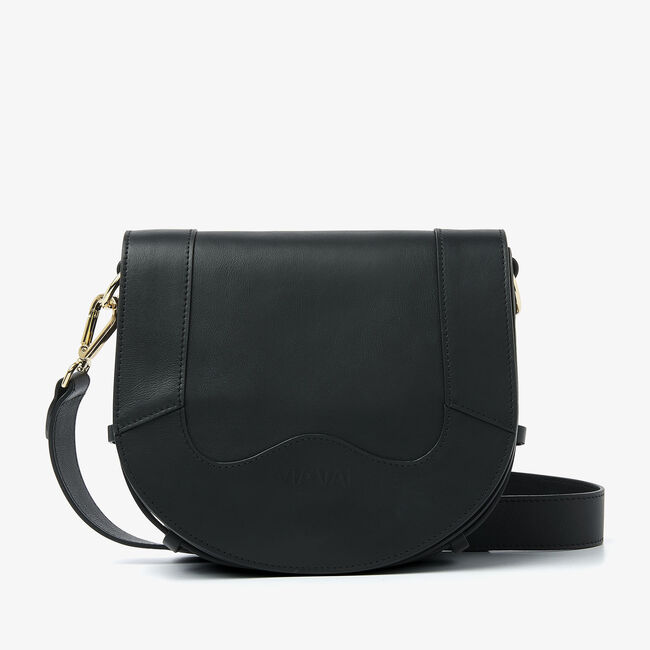 Schwarze VIA VAI Crossbody taschen MAE LIZZY - large
