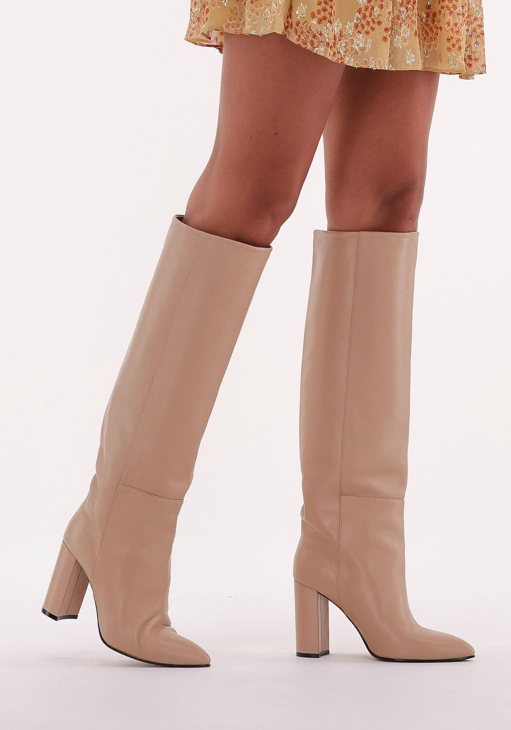 Camelfarbene TORAL Hohe Stiefel 12591 - large