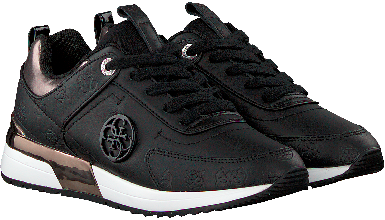 Guess schuhe damen sneaker schwarz