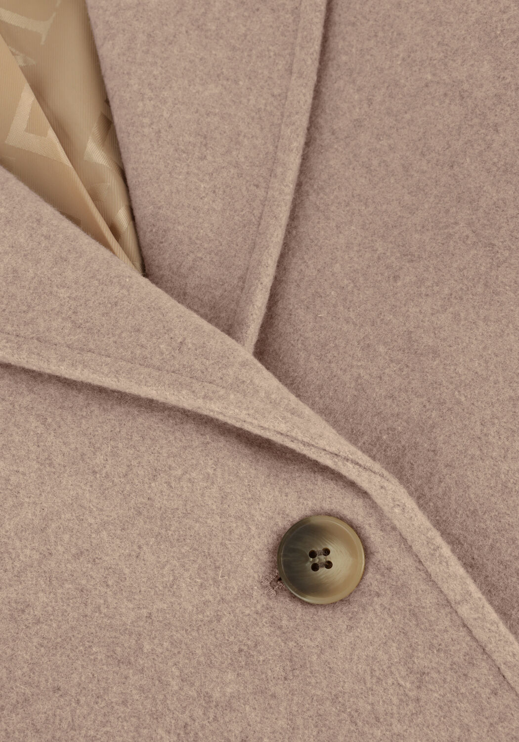 Beige SELECTED WOMEN M&auml;ntel SLFNEW ALMA WOOL COAT - large