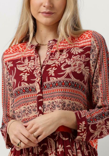 Rote LOLLYS LAUNDRY Maxikleid NEELL MAXI DRESS LS - large
