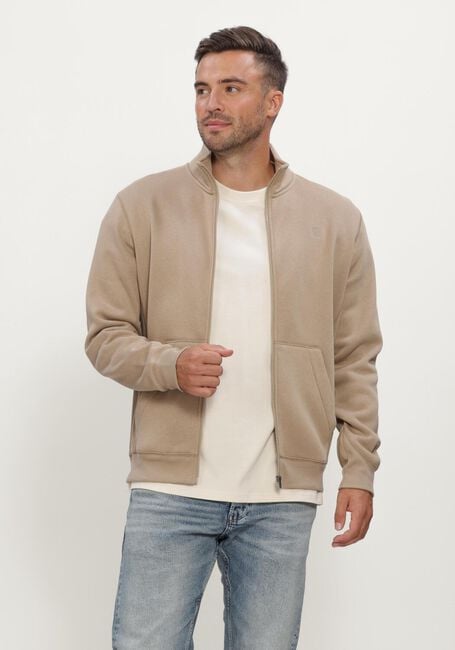 Beige G-STAR RAW Strickjacke PREMIUM CORE TRACK JKT SW - large