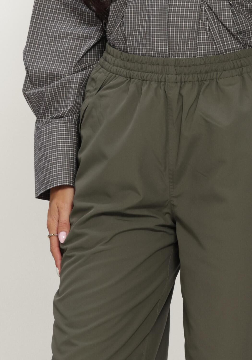 Gr&uuml;ne CATWALK JUNKIE Weite Hose PARACHUTE TROUSERS WITH FLEECE INSIDE - large
