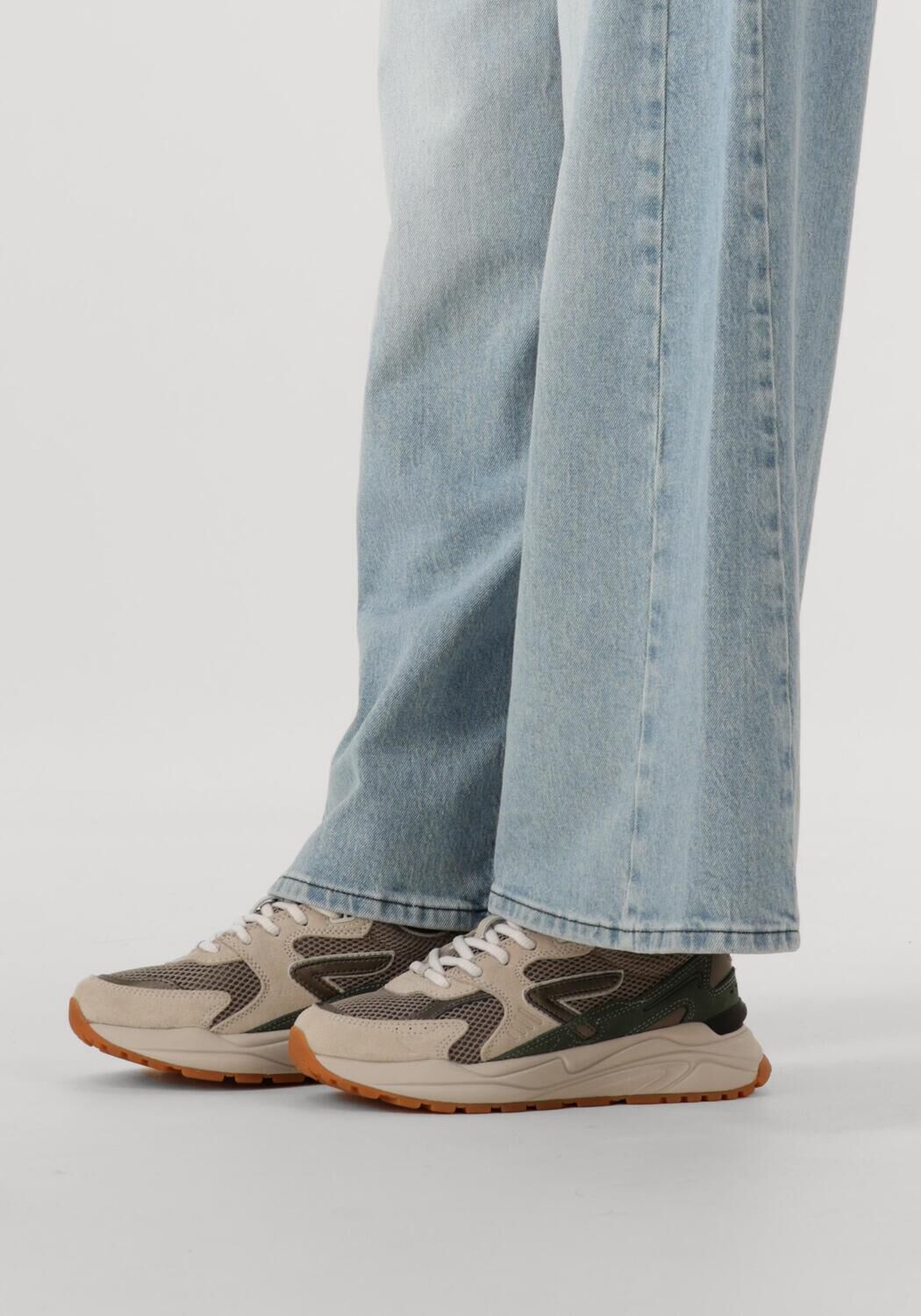 Beige HUB Sneaker Low GRID-W - large