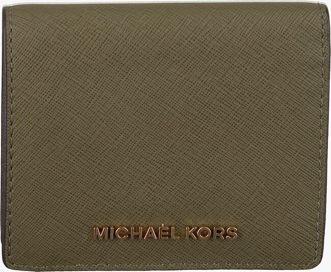 Grüne MICHAEL KORS Portemonnaie FLAP CARD HOLDER - large
