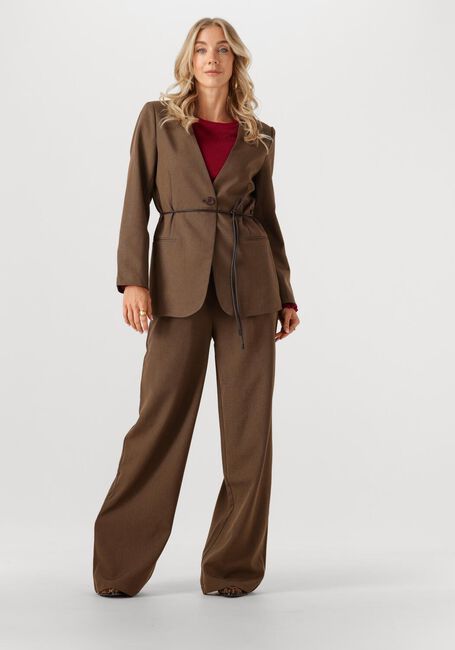 Braune YDENCE Weite Hose PANTS YADE TALL - large