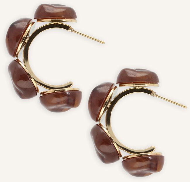 Braune NOTRE-V Ohrringe EARRING BROWN 1 Braune NOTRE-V Ohrringe EARRING BROWN 1 - large