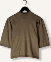 Olive MINUS Pullover KYLINA HIGH NECK KNIT T-SHIRT Olive MINUS Pullover KYLINA HIGH NECK KNIT T-SHIRT - medium