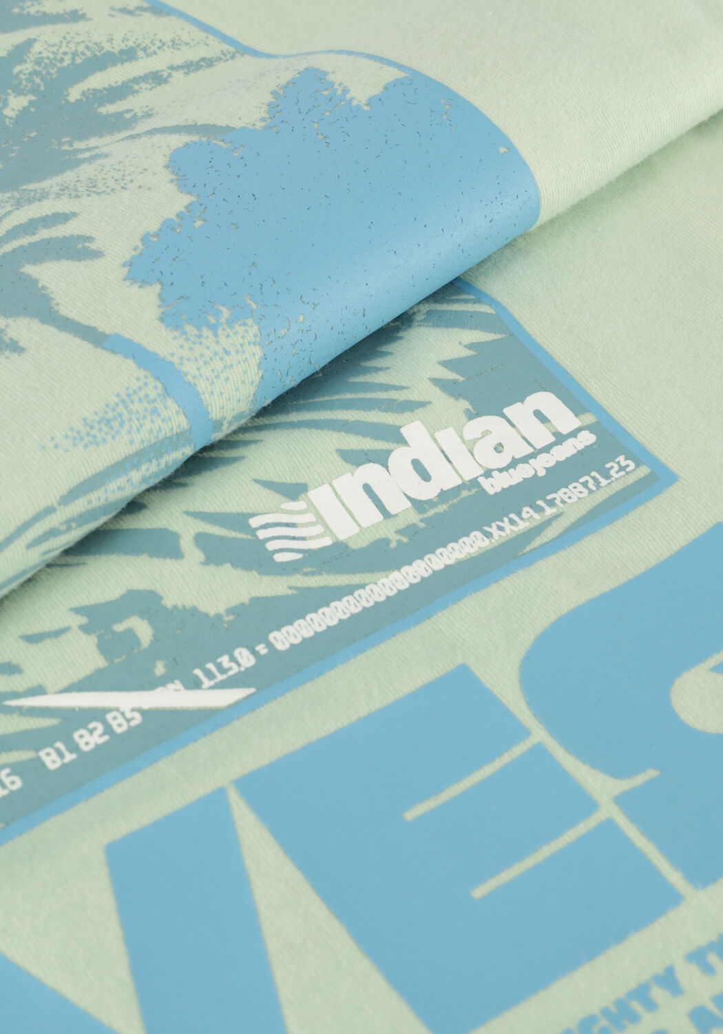 Minze INDIAN BLUE JEANS T-shirt T-SHIRT BACKPRINT WAVE - large