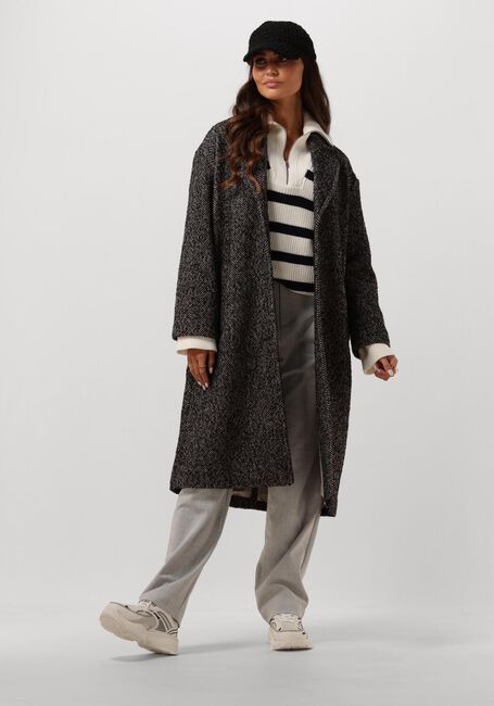 Graue SECOND FEMALE Mäntel CAKILE CLASSIC COAT - large