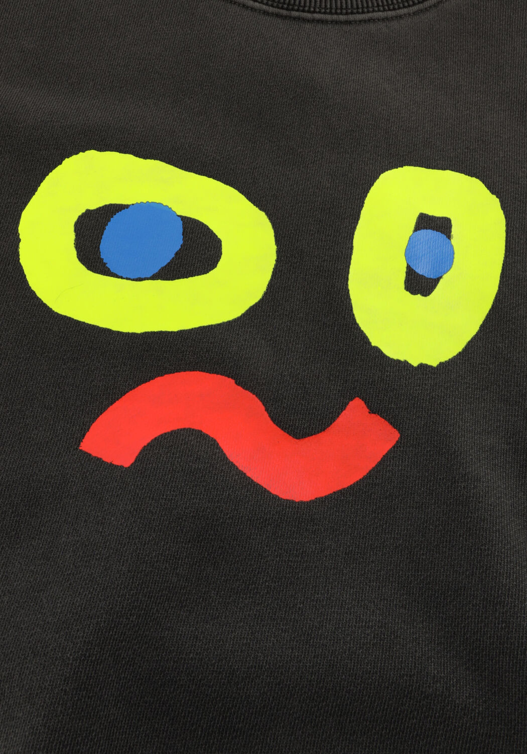 Anthrazit Jelly Mallow Pullover CATCHY FACE PIGMENT SWEATSHIRT - large