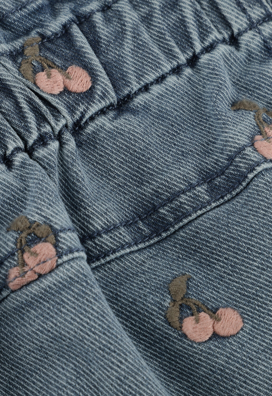 Blaue LIL' ATELIER Minirock NMFDEVA LOOSE DNM EMB SKIRT 2024-ES LIL - large