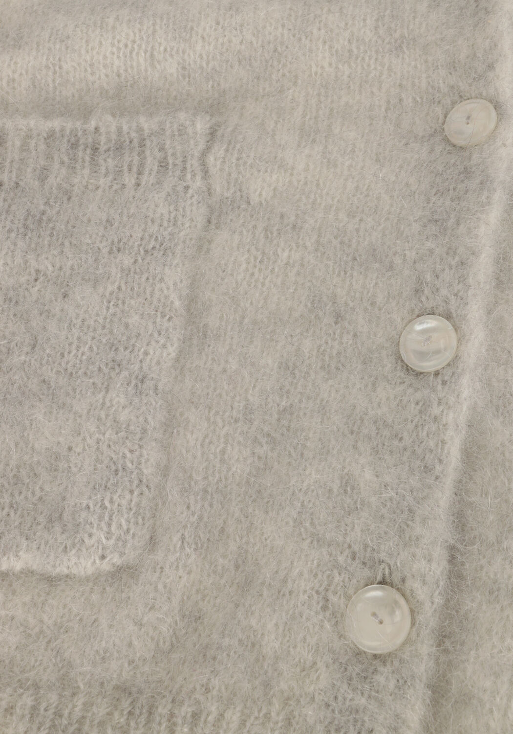 Graue DES PETITS HAUTS Strickjacke BETANI - large