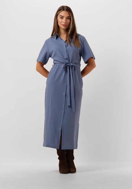 Blaue ANOTHER LABEL Midikleid SANGO DRESS S/S - large