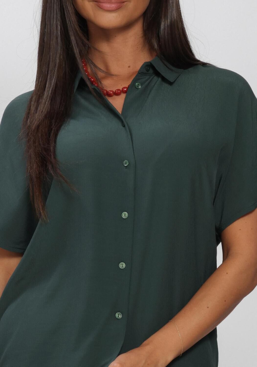 Dunkelgr&uuml;n BY-BAR Blusen BARLEY VISCOSE BLOUSE - large