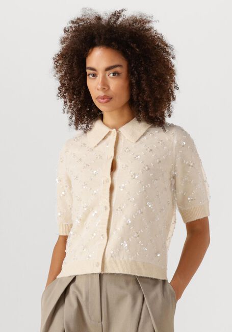 Beige Y.A.S. Strickjacke YASMERILLA SS KNIT CARDIGAN - large