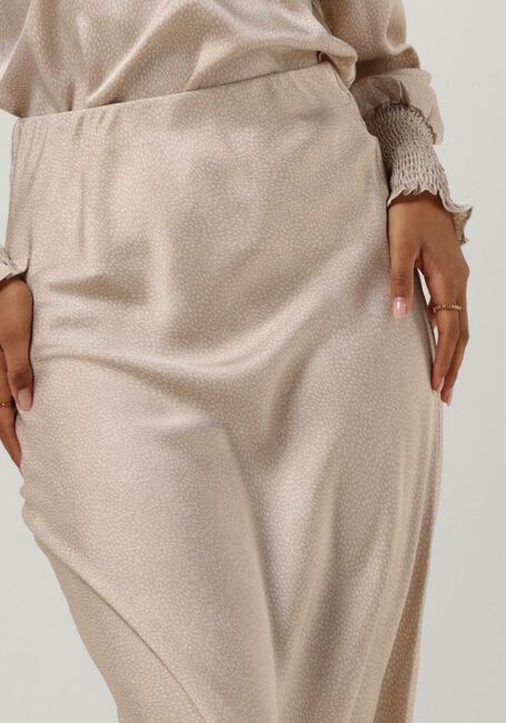 Camelfarbene NEO NOIR Midirock BOVARY FLOATING DOT SKIRT - large