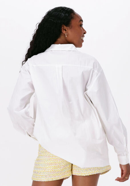 Weiße NA-KD Blusen OVERSIZED BASIC SHIRT - large