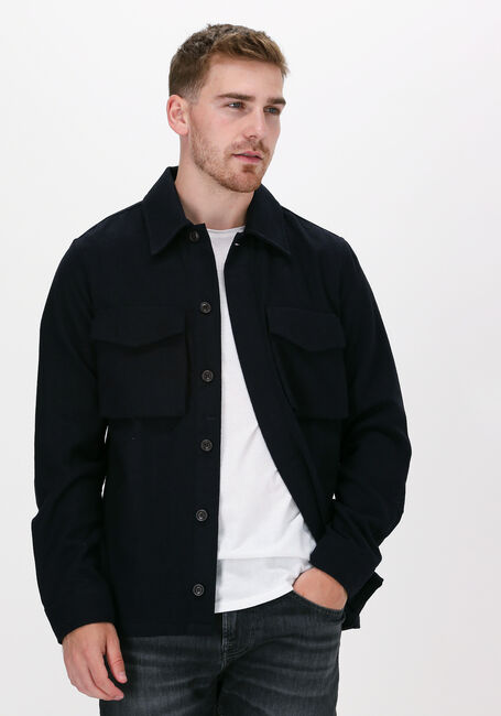 Blaue SCOTCH & SODA Overshirt 163240 - RELAXED OVERSHIRT CON - large