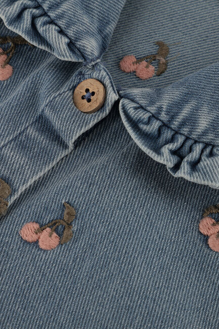 Blaue LIL' ATELIER Jeansjacke NMFDEVA LOOSE DNM EMB JACKET 2024-ES LIL - large