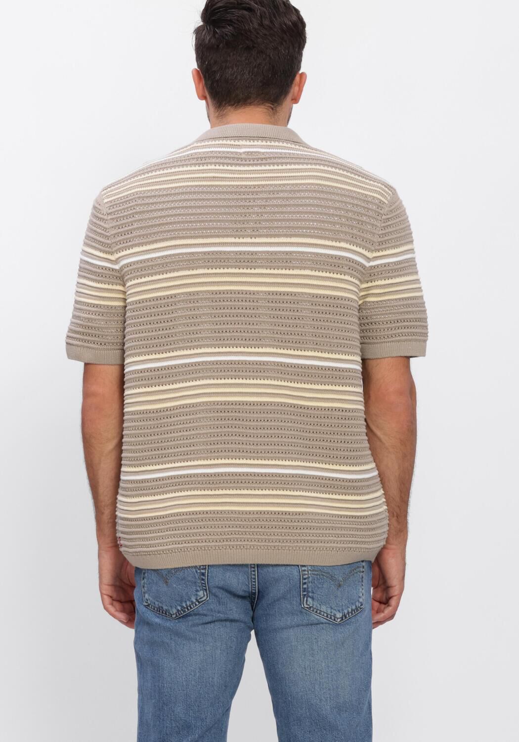 Beige LEVI'S Polo-Shirt LAGUNA SWEATER POLO - large