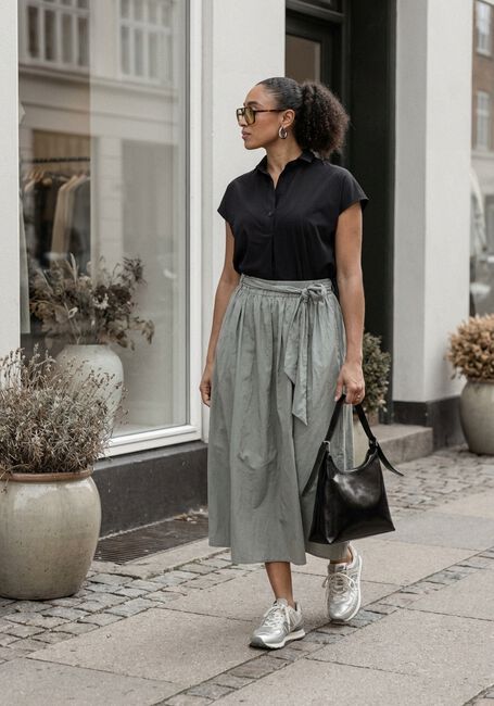 Schwarze PENN & INK Blusen BLOUSE - large
