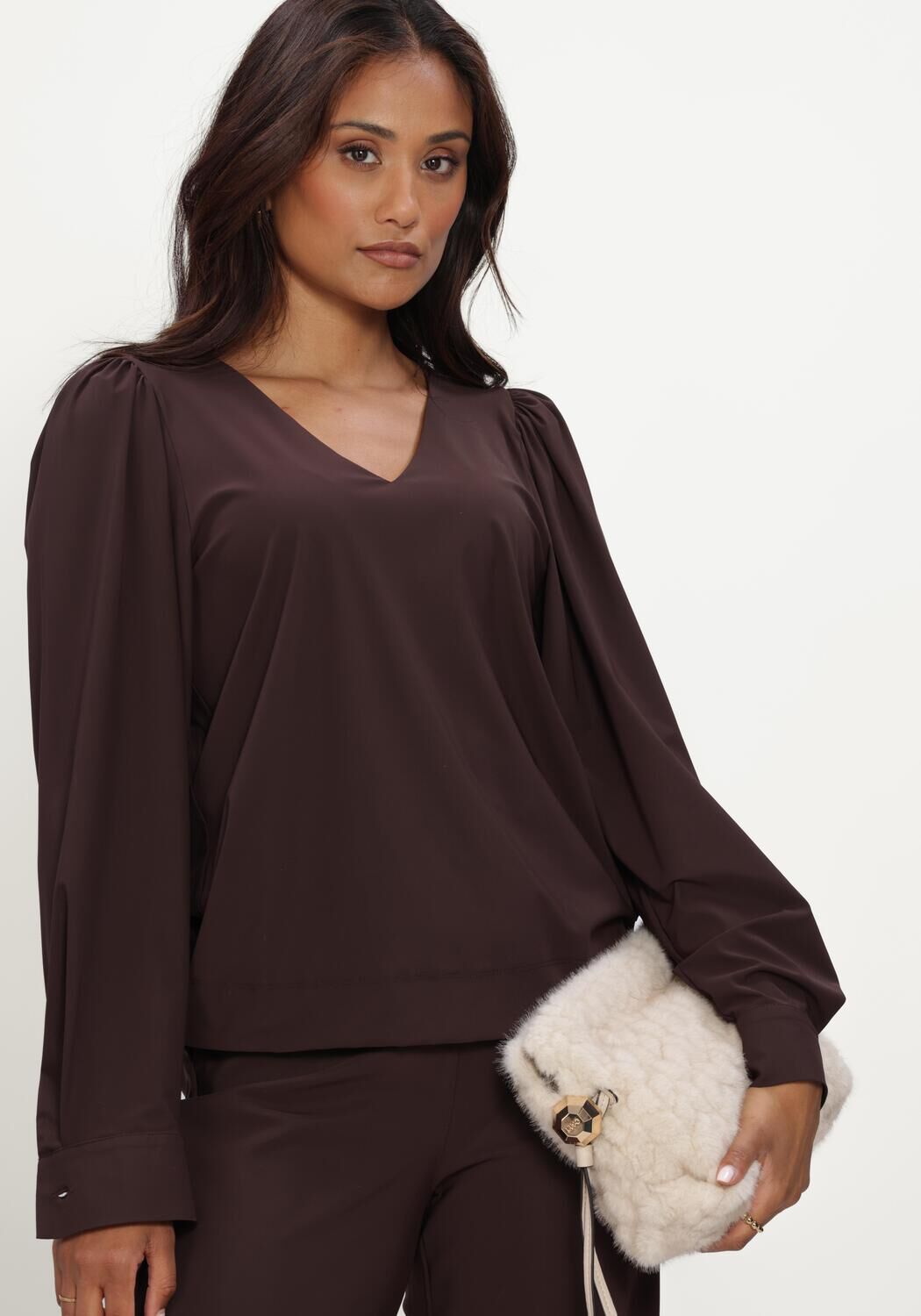 Braune STUDIO ANNELOES Top LES TOP - large